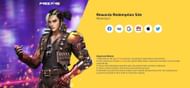 The Free Fire rewards redemption site (Image via Garena)